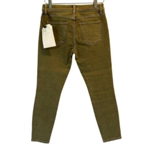 NWT Current/Elloitt | The Stiletto Covert Green Skinny Jeans Size 26 - Picture 5 of 10